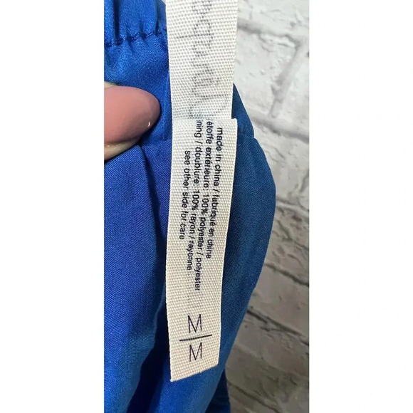 NWT AEROPOSTALE Womens Wowoone Pleated Mini Skirt, Blue & Green, size M. - Picture 7 of 8